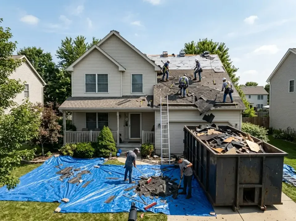 roof-replacement-debris-remova-004 — frequently asked questions, Cheapest Dumpster Rentals in Grand Prairie, TX